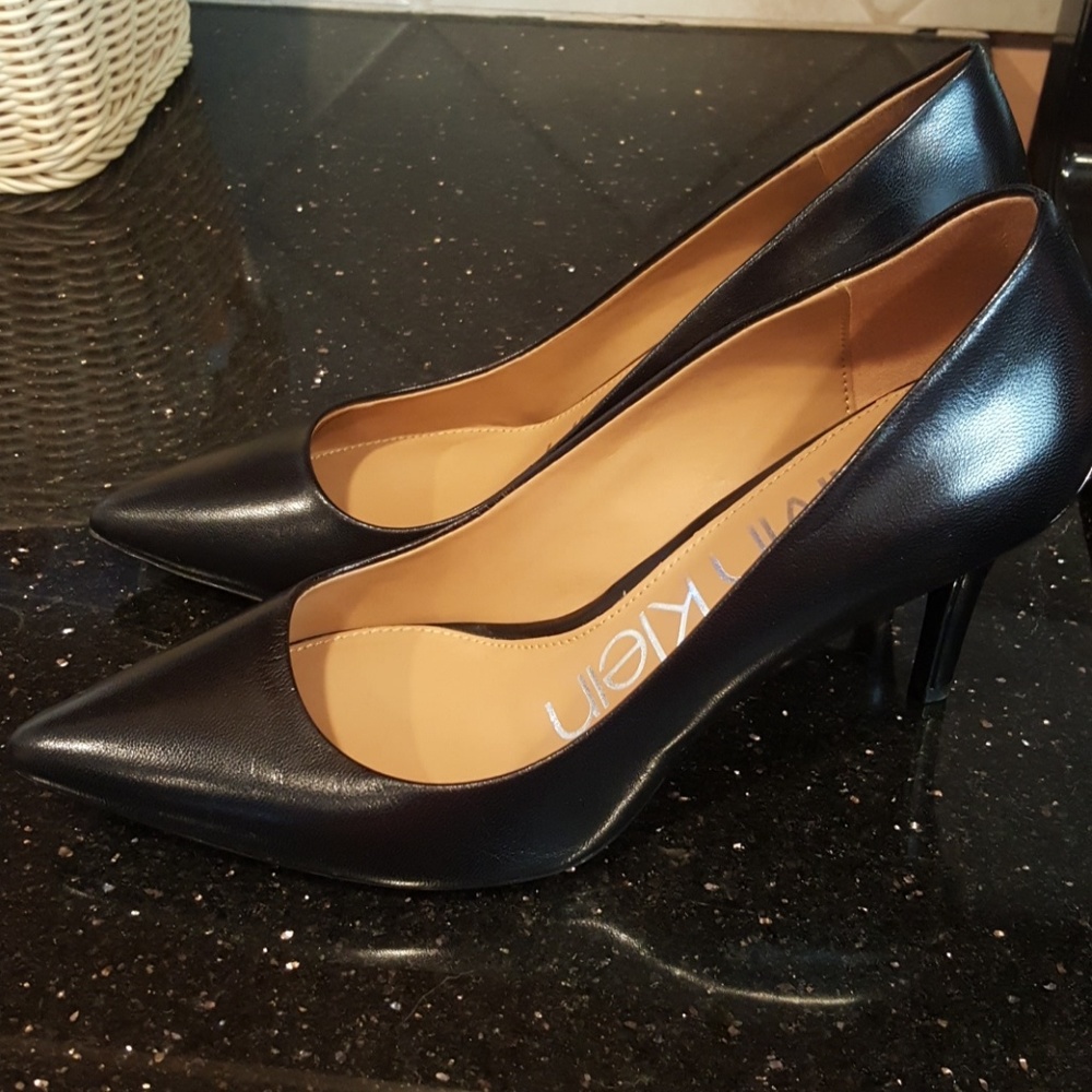 Calvin Klein Black Heels size 7.5